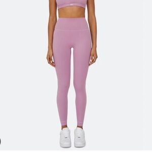 SET ACTIVE Sculpflex Luxform Leggings Charm Mauve Shaping High Waisted Gym